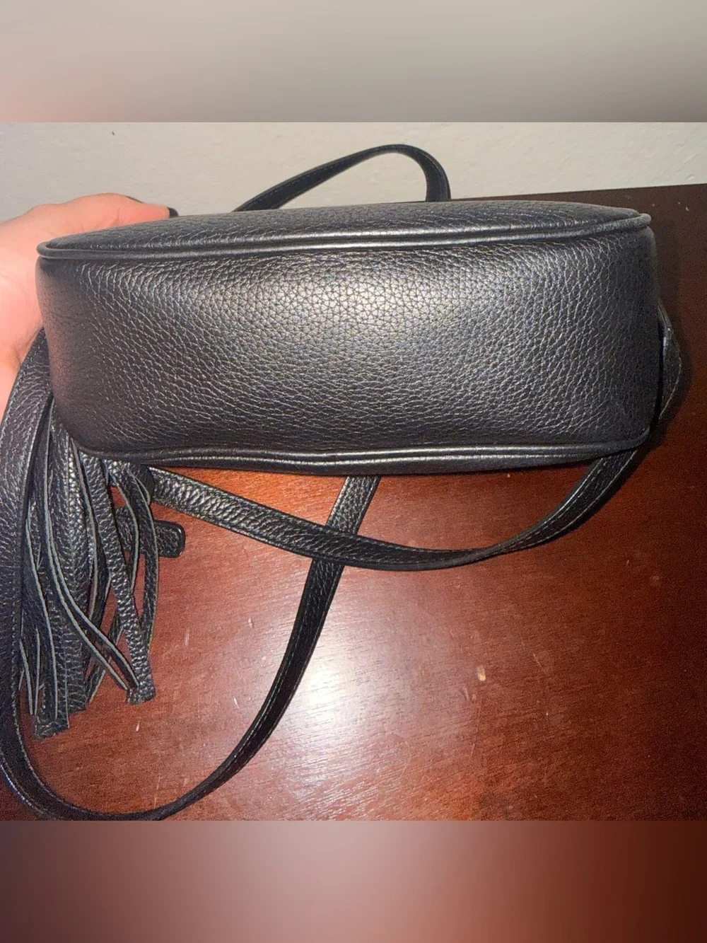 Gucci Black Soho Leather Disco Bag with Tassel - Picture 13 of 15